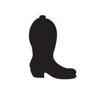 Hand drawn doodle sketch western boot vector