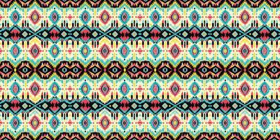 Seamless batik pattern,Seamless tribal batik pattern,and Seamless colorful pattern resemble ethnic boho, Aztec,and ikat styles.designed for use in wallpaper,fabric,curtain,carpet,Batik Embroidery vector