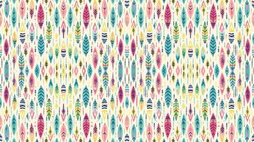 Seamless batik pattern,Seamless tribal batik pattern,and Seamless colorful pattern resemble ethnic boho, Aztec,and ikat styles.designed for use in wallpaper,fabric,curtain,carpet,Batik Embroidery vector