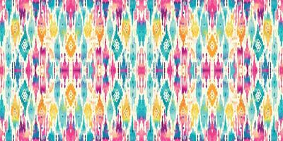Seamless batik pattern,Seamless tribal batik pattern,and Seamless colorful pattern resemble ethnic boho, Aztec,and ikat styles.designed for use in wallpaper,fabric,curtain,carpet,Batik Embroidery vector
