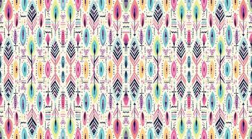Seamless batik pattern,Seamless tribal batik pattern,and Seamless colorful pattern resemble ethnic boho, Aztec,and ikat styles.designed for use in wallpaper,fabric,curtain,carpet,Batik Embroidery vector