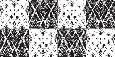 Seamless batik pattern,Seamless tribal batik pattern,and Seamless colorful pattern resemble ethnic boho, Aztec,and ikat styles.designed for use in wallpaper,fabric,curtain,carpet,Batik Embroidery vector