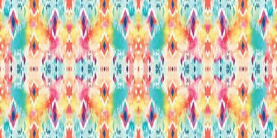 Seamless batik pattern,Seamless tribal batik pattern,and Seamless colorful pattern resemble ethnic boho, Aztec,and ikat styles.designed for use in wallpaper,fabric,curtain,carpet,Batik Embroidery vector