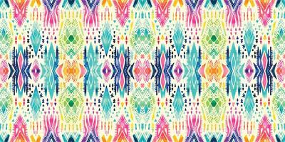 Seamless batik pattern,Seamless tribal batik pattern,and Seamless colorful pattern resemble ethnic boho, Aztec,and ikat styles.designed for use in wallpaper,fabric,curtain,carpet,Batik Embroidery vector