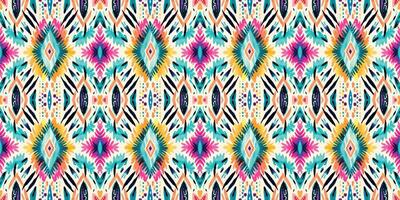 Seamless batik pattern,Seamless tribal batik pattern,and Seamless colorful pattern resemble ethnic boho, Aztec,and ikat styles.designed for use in wallpaper,fabric,curtain,carpet,Batik Embroidery vector