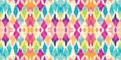 Seamless batik pattern,Seamless tribal batik pattern,and Seamless colorful pattern resemble ethnic boho, Aztec,and ikat styles.designed for use in wallpaper,fabric,curtain,carpet,Batik Embroidery vector