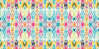 Seamless batik pattern,Seamless tribal batik pattern,and Seamless colorful pattern resemble ethnic boho, Aztec,and ikat styles.designed for use in wallpaper,fabric,curtain,carpet,Batik Embroidery vector