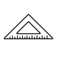 Ruler icon. Art and image illustration. vector