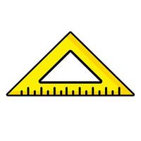 Ruler icon. Art and image illustration. vector