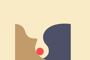Ball climbing the mount. concept of career decision, corporate ladder, growth and ambition. vector
