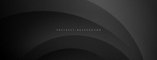 black abstract background with circular lines texture vector