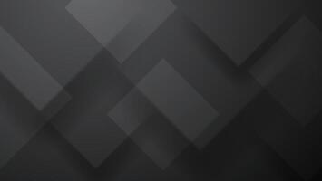 black background with overlapping square shapes. great for wallpaper, banner, poster, presentation, website, cover, etc. vector