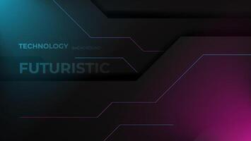 a close up of a futuristic background with a neon blue and pink design vector
