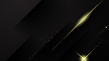 black and gold background with diagonal lines vector