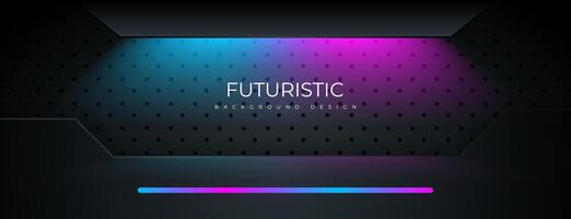 a close up of a neon lit background with a black background vector