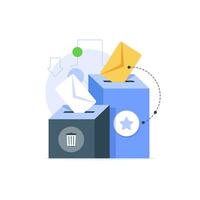 Email subscribe, online newsletter,Envelope and newsletter website illustration vector