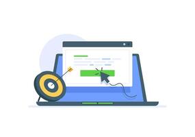 concept for creative marketing,Pop-up window concept,virtual communication vector