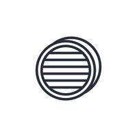 latitude icon. .Editable stroke.linear style sign for use web design,logo.Symbol illustration. vector