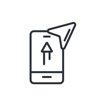 navegación icono. .editable trazo.lineal estilo firmar para utilizar web diseño,logotipo.símbolo ilustración. vector