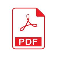 PDF icon design vector