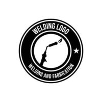 welding workshop symbol of development and repair vector
