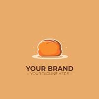 Bakery Store Minimalist Logo Concept vector
