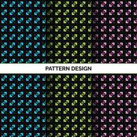 Geometric pattern design. Decorative pattern design. Colorful Fabric patterns vector