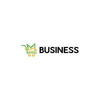 SM Shop simple line icon design template, suitable for your company vector