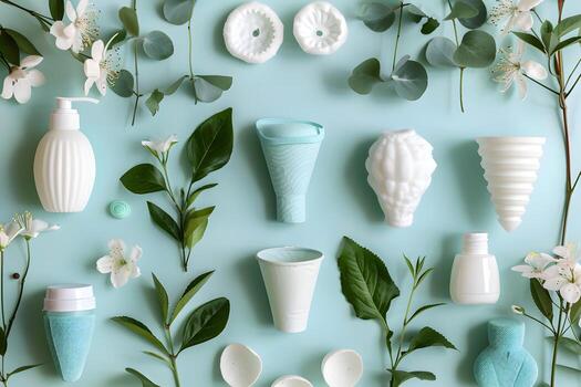 cerca arriba de pared adornado con floreros y flores foto