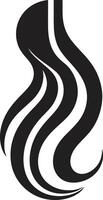 Gothic Gaze Minimalistic Black Woman Face Graphic Enigma Essence Elegant Abstract Woman Face Symbol vector