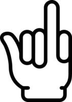 Hand icon symbol image illustration vector