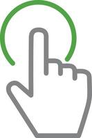 Hand icon symbol image illustration vector