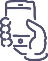 Hand icon symbol image illustration vector
