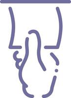Hand icon symbol image illustration vector
