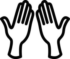 Hand icon symbol image illustration vector