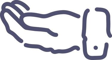 Hand icon symbol image illustration vector