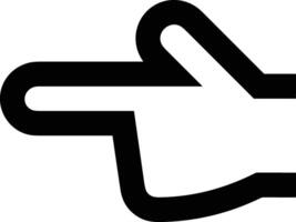 Hand icon symbol image illustration vector