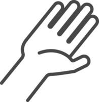 Hand icon symbol image illustration vector