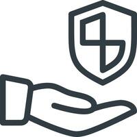 Hand icon symbol image illustration vector