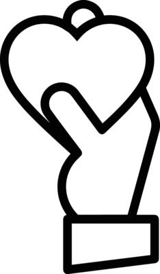 Hand icon symbol image illustration