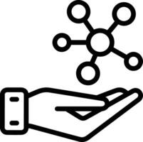 Hand icon symbol image illustration vector