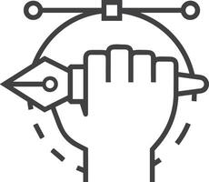 Hand icon symbol image illustration vector
