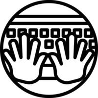 Hand icon symbol image illustration vector