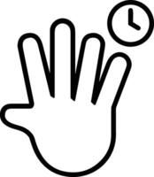 Hand icon symbol image illustration vector