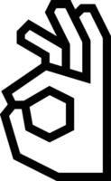 Hand icon symbol image illustration vector