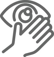Hand icon symbol image illustration vector