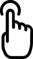 Hand icon symbol image illustration vector