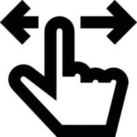 Hand icon symbol image illustration vector