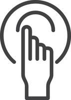 Hand icon symbol image illustration vector