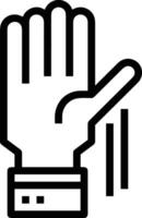 Hand icon symbol image illustration vector